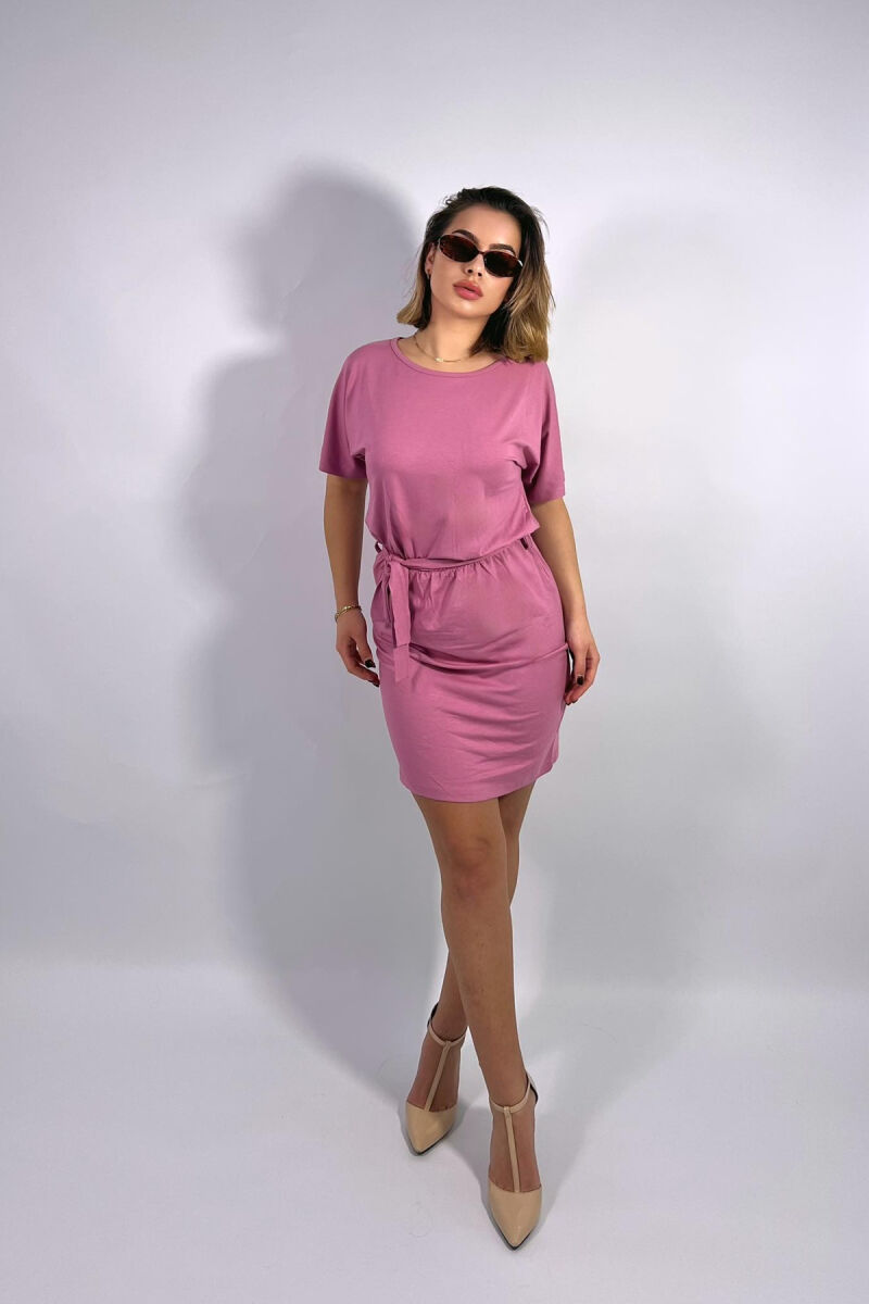 FUSTAN I THJESHTË ME DETAJIN E LIDHSES PËR FEMRA NË NGJYRËN UTHULL - 6