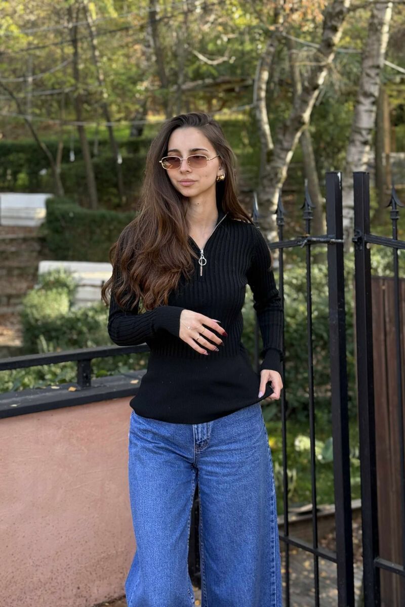 GJYSËM GOLF PËR FEMRA ME ZINXHIR NË NGJYRË TË ZEZË - 1