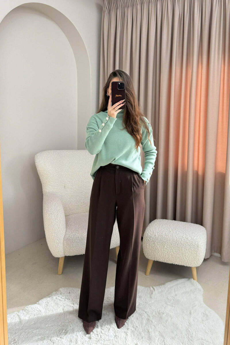 GOLF ME DETAJIN E KOPSAVE NË MENGËT PËR FEMRA NË NGJYRËN MENTE - 1