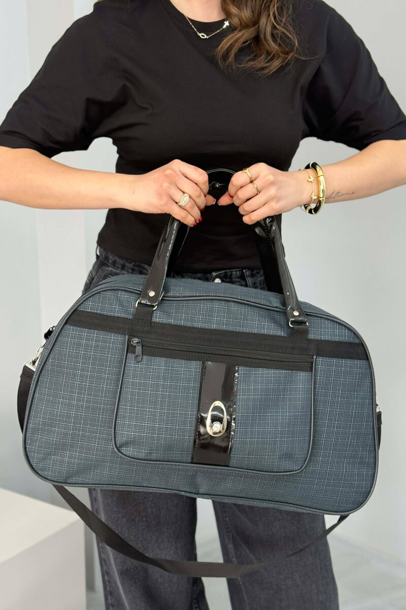 HANDLE ONE COLOR TRAVEL BAG BLUE/BLU - 2