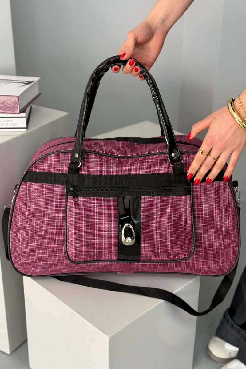 HANDLE ONE COLOR TRAVEL BAG PINK/ROZE - 2