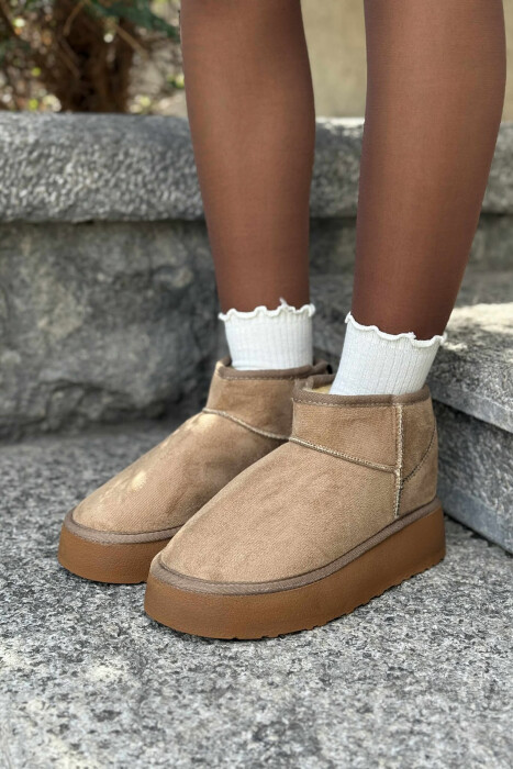 HIGH HEEL SIMPLE WOMEN UGG BEIGE/BEZHE - 2