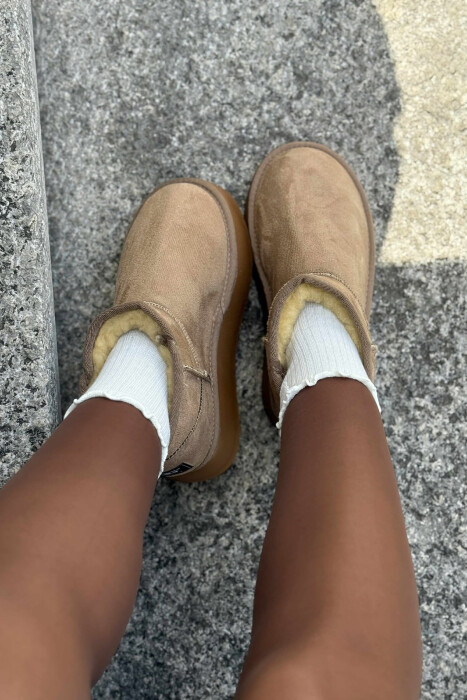 HIGH HEEL SIMPLE WOMEN UGG BEIGE/BEZHE - 4