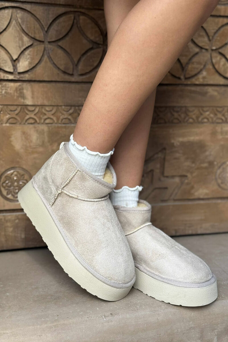 HIGH HEEL SIMPLE WOMEN UGG CREAM/KREM - 2