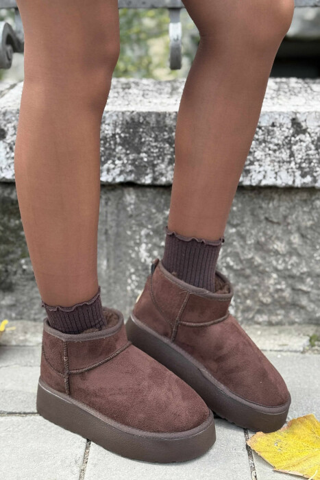 HIGH HEEL SIMPLE WOMEN UGG DARK BROWN/KAE 