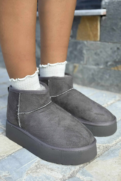 HIGH HEEL SIMPLE WOMEN UGG GREY/GRI - 4