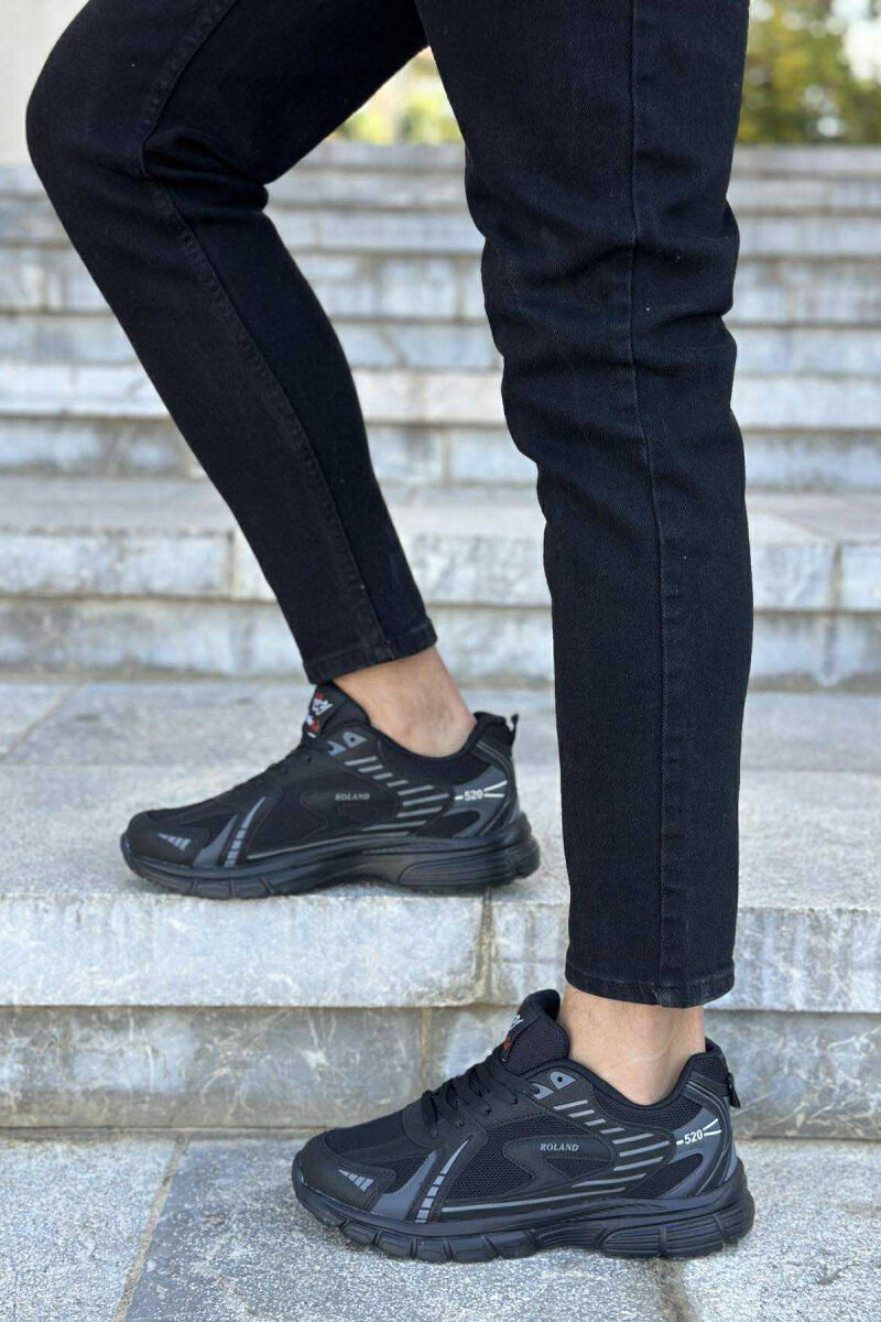 HIGH PLATFORM RUNNING MEN SNEAKERS BLACK-BLACK/ZZ - 2