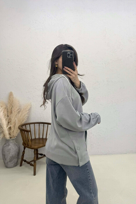 HODDIE PER FEMRA NE NGJYRE GRI - 3