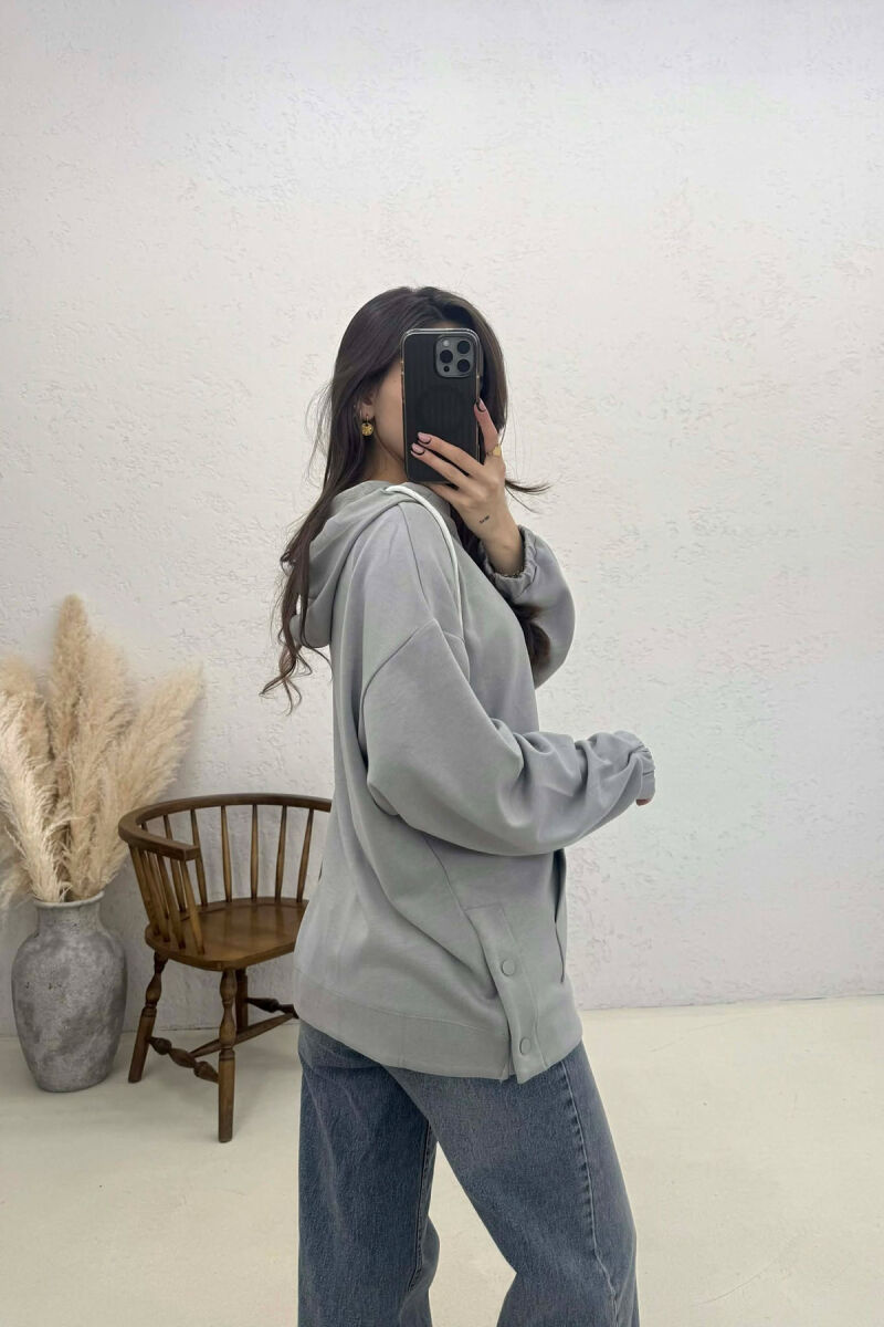 HODDIE PER FEMRA NE NGJYRE GRI - 3
