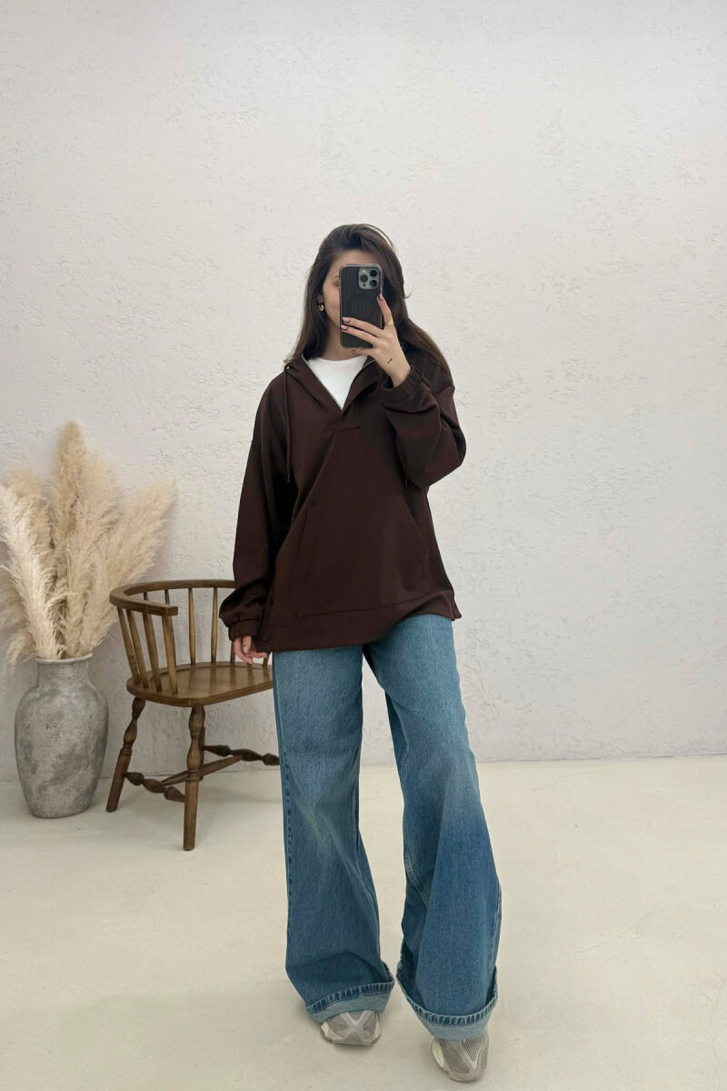 HODDIE PER FEMRA NE NGJYRE KAFE - 1
