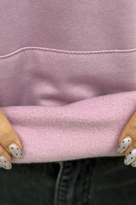 HOODIE ME PUSH DHE DIZAJN NGA TE DY ANET PER FEMRA NE NGJYRE LEJLA - 5