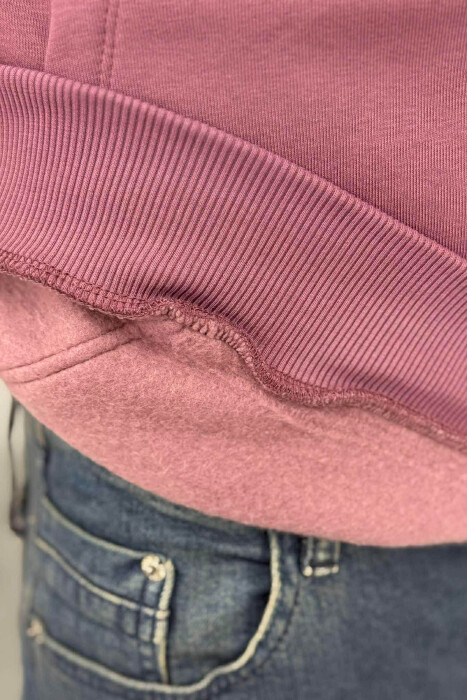 HOODIE ME PUSH DHE ME LOGO PARA PËR MESHKUJ NË NGJYRË UTHULL - 5