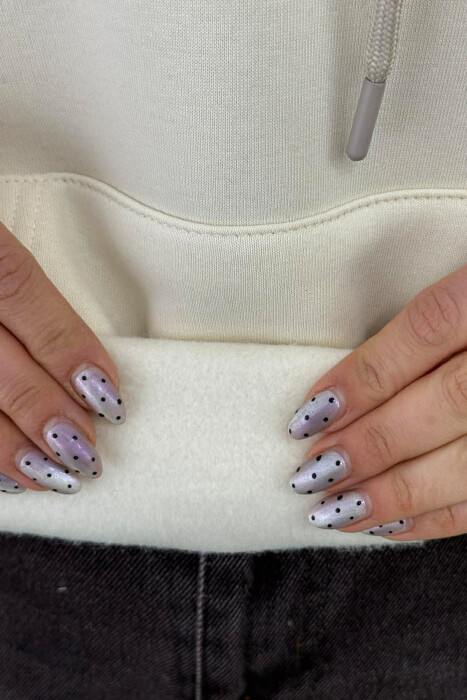 HOODIE ME PUSH NJENGJYRESHE DHE ME SHKRIM TË VOGEL PARA PER FEMRA NE NGJYRE BEZHE - 5