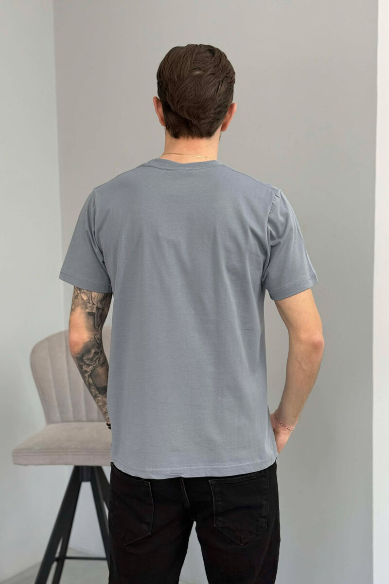 IDEAL AND REALITY WRITTINGS MEN T-SHIRT GREY/GRI - 4