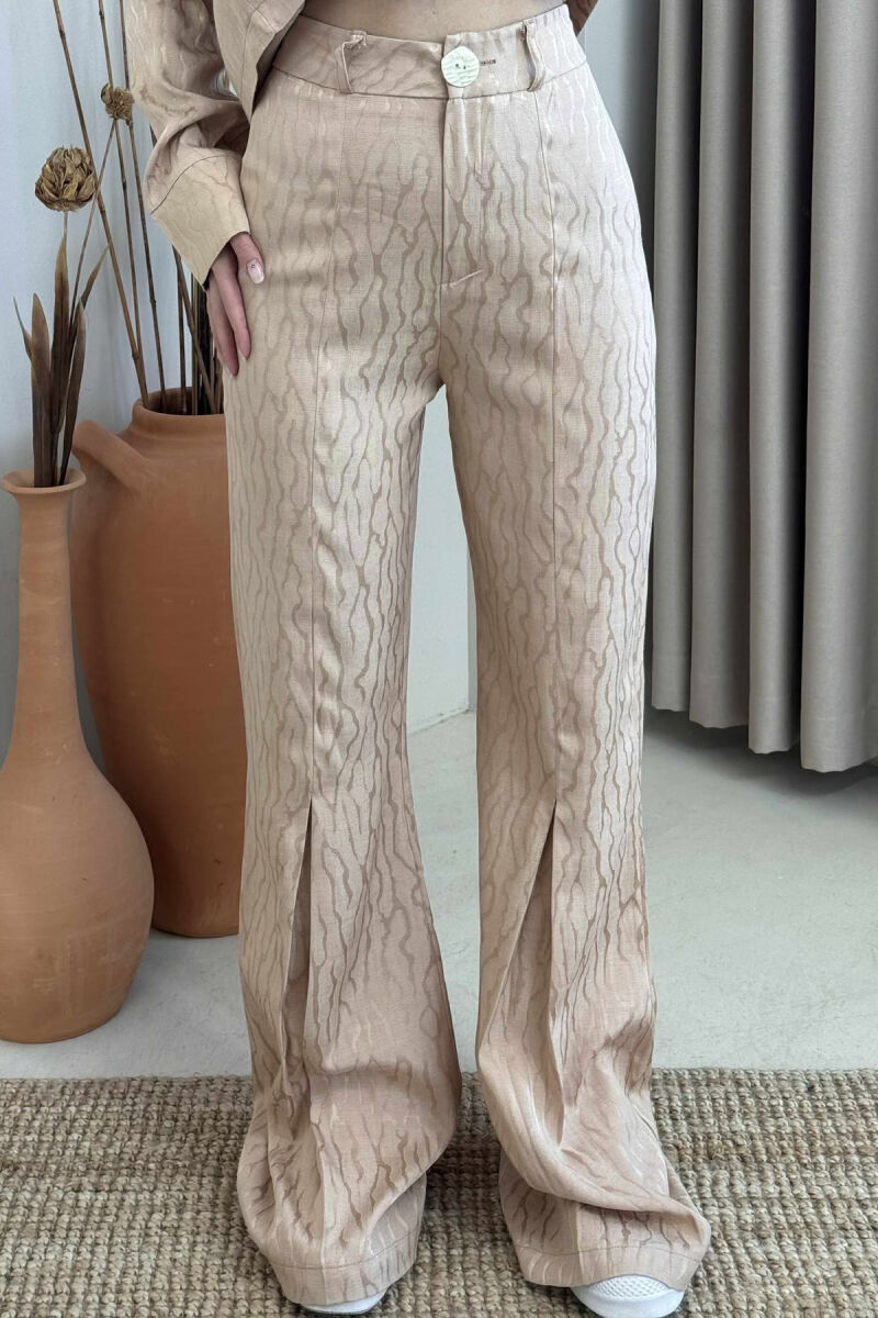 JACKET+TROUSERS WOMAN SET BEIGE/BEZHE - 5