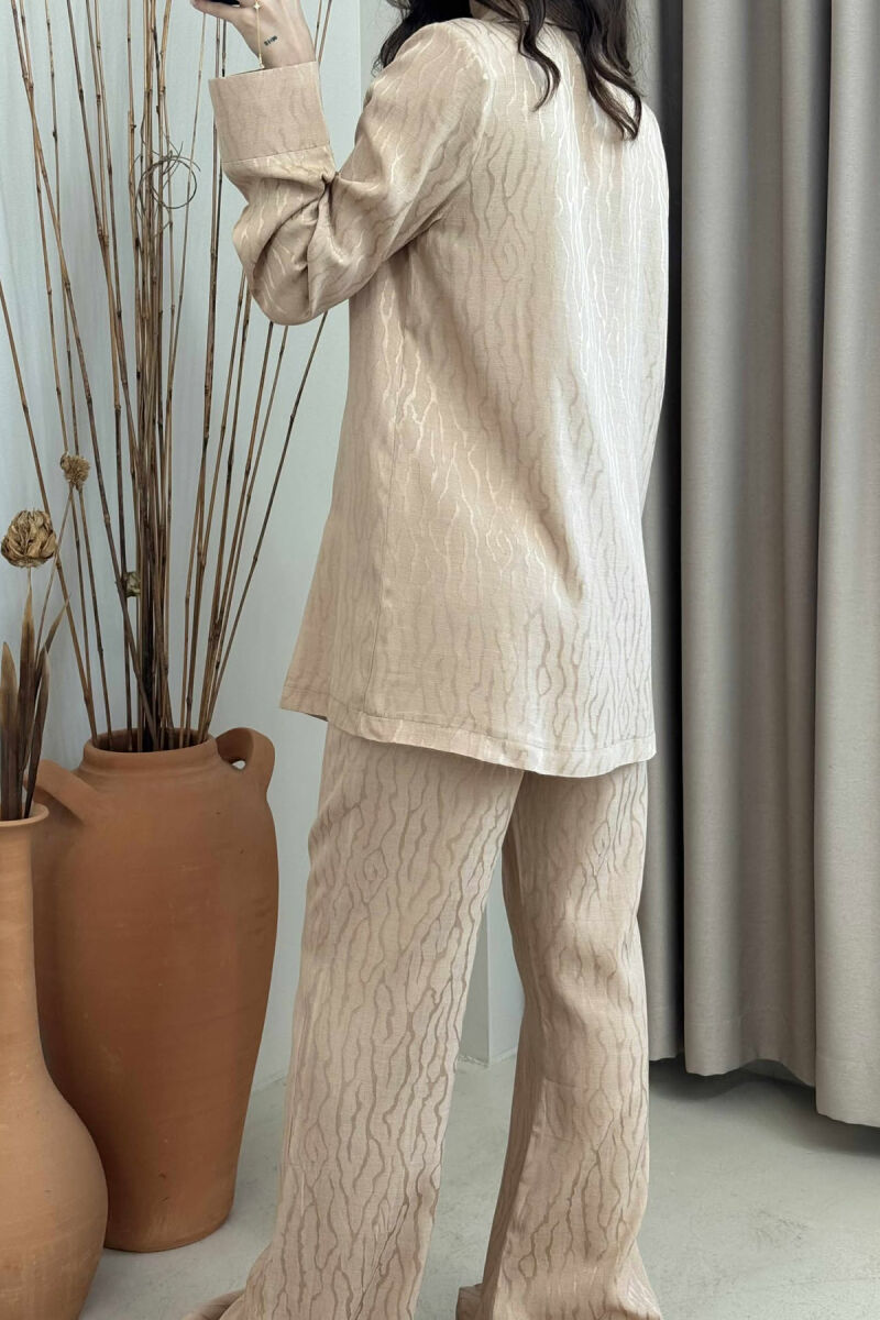 JACKET+TROUSERS WOMAN SET BEIGE/BEZHE - 6
