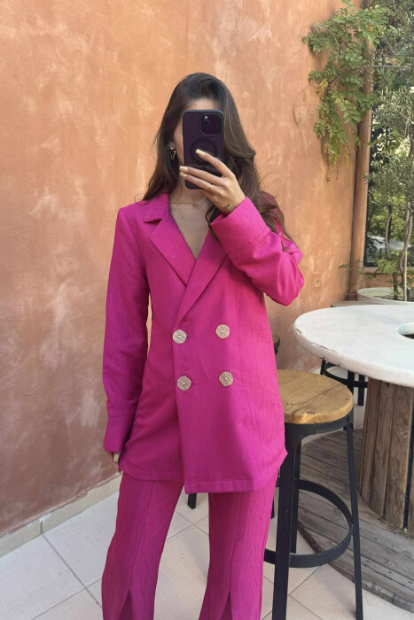 JACKET+TROUSERS WOMAN SET FUCHSIA/CIKLAMI - 4
