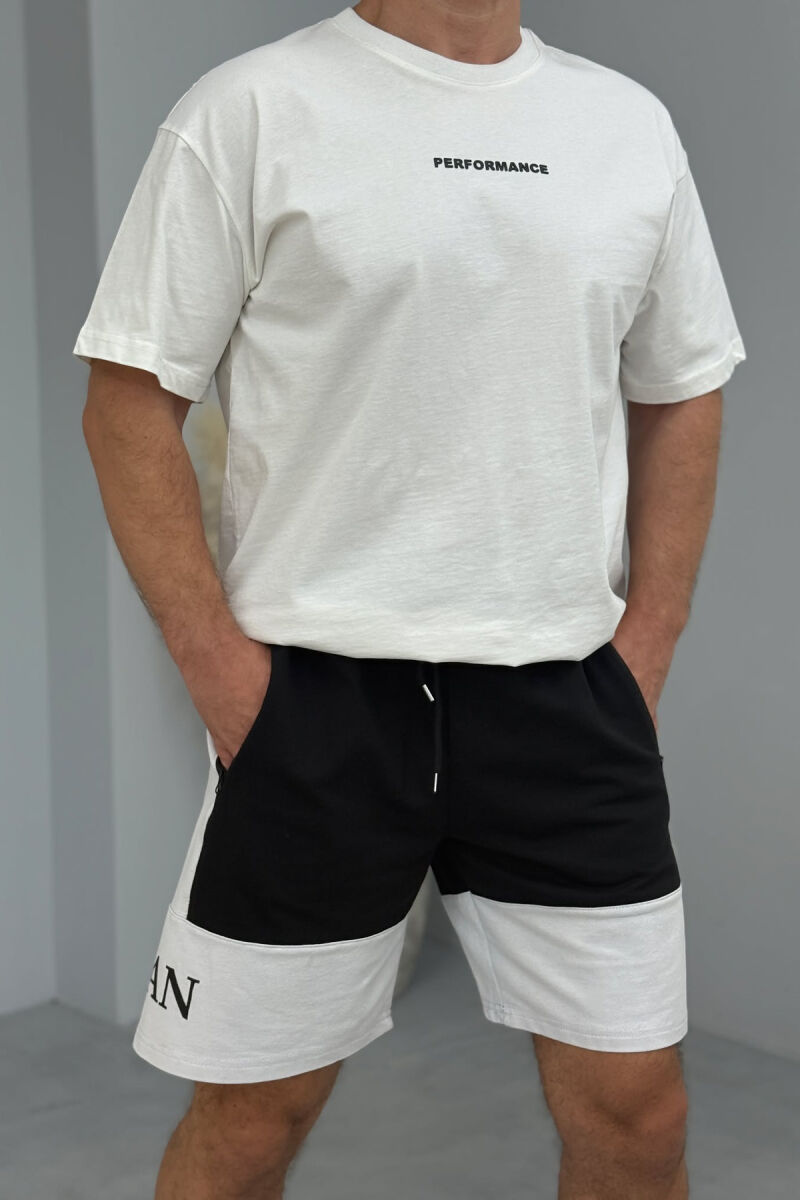 JORDAN SIDE WRITTING SHORT MEN SWEATPANTS BLACK/ E ZEZE - 2