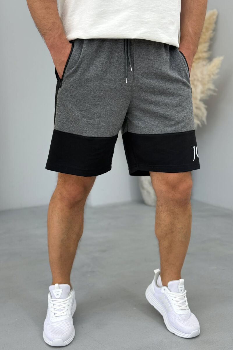 JORDAN SIDE WRITTING SHORT MEN SWEATPANTS GREY/GRI - 2