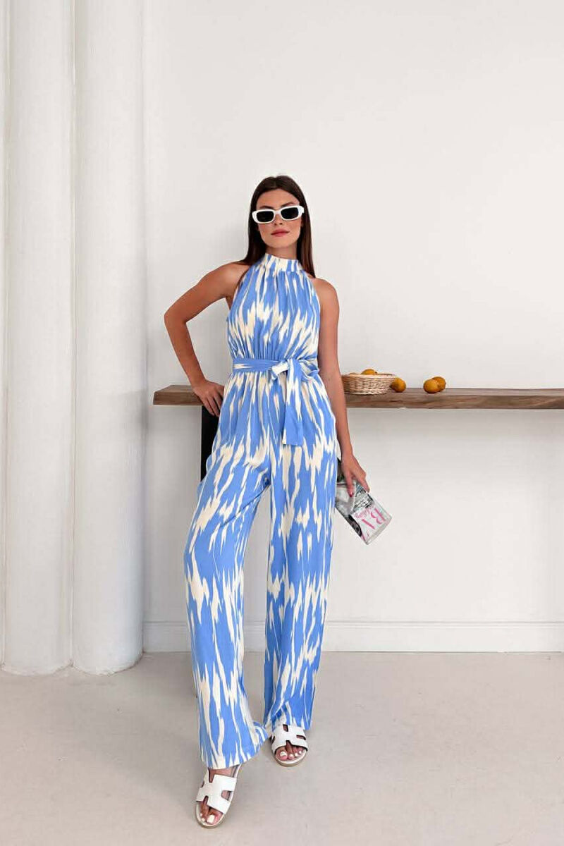 JUMPSUIT I THJESHTE PER FEMRA NE NGJYRE BLU TE ZBARDHUR - 2