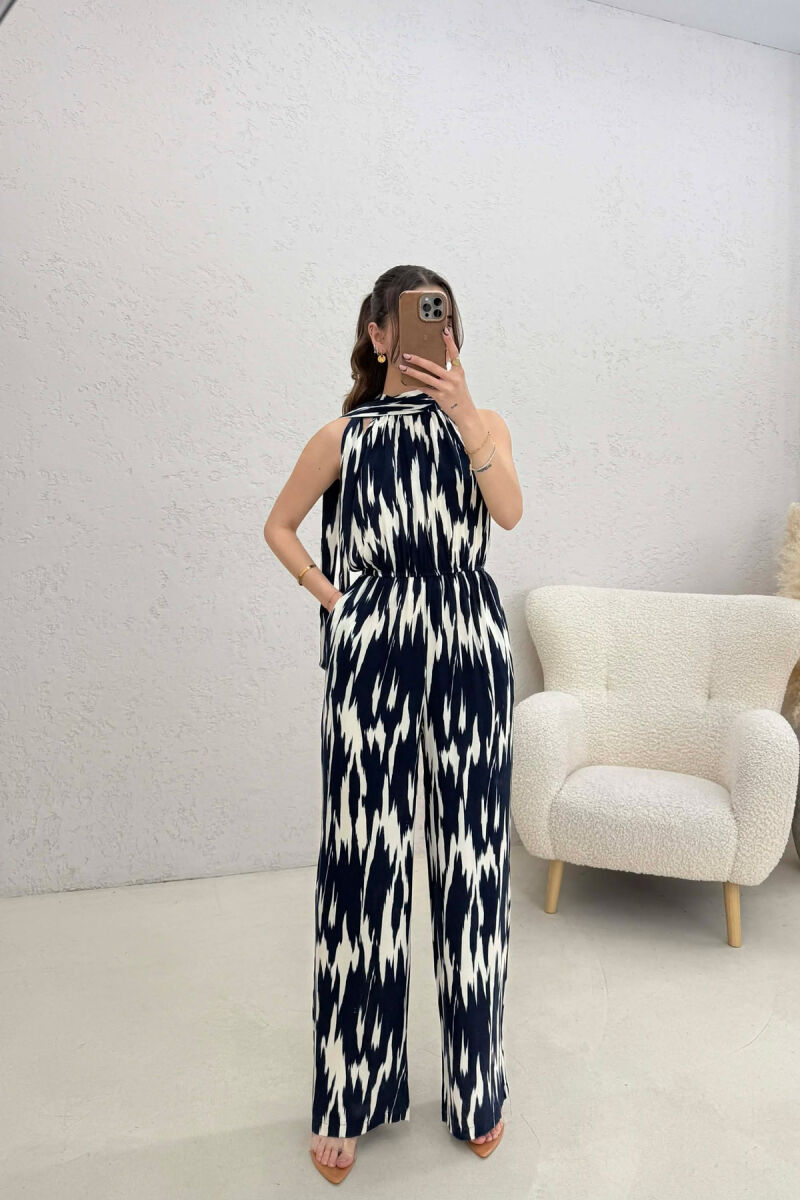 JUMPSUIT I THJESHTE PER FEMRA NE NGJYRE BLU - 1