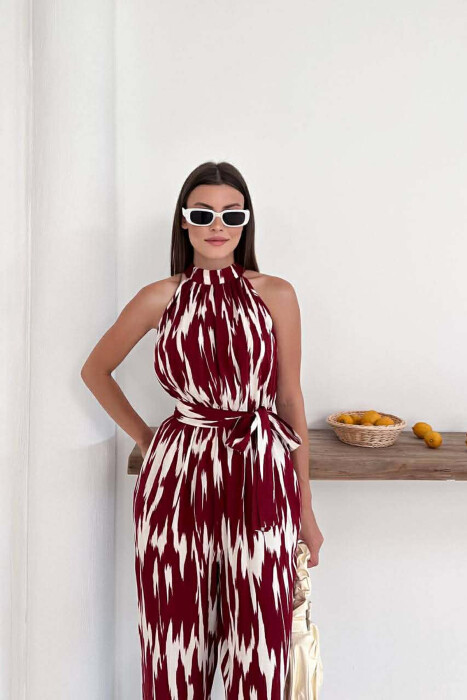 JUMPSUIT I THJESHTE PER FEMRA NE NGJYRE VISHNJE - 2