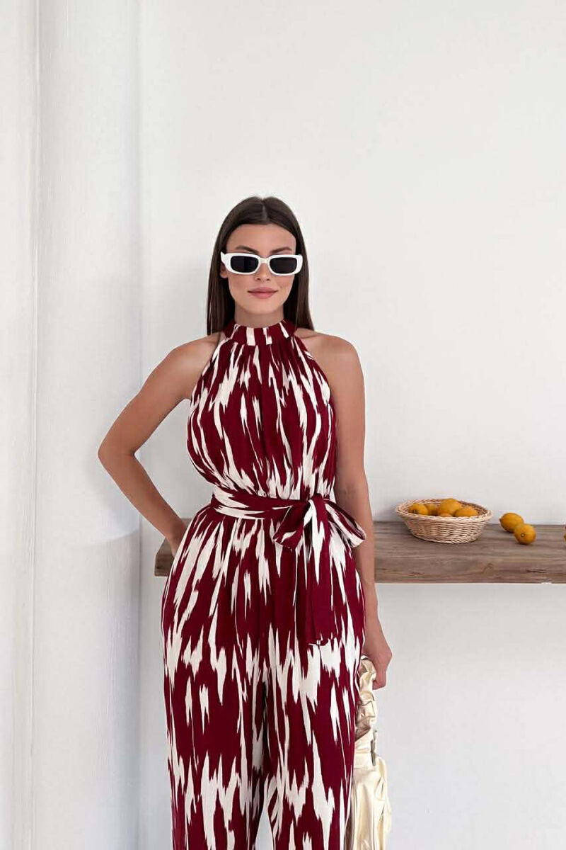 JUMPSUIT I THJESHTE PER FEMRA NE NGJYRE VISHNJE - 2