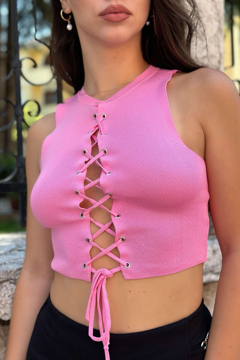 KANATJERE ME LIDHËSE PËR FEMRA NË NGJYRËN ROZË - 3