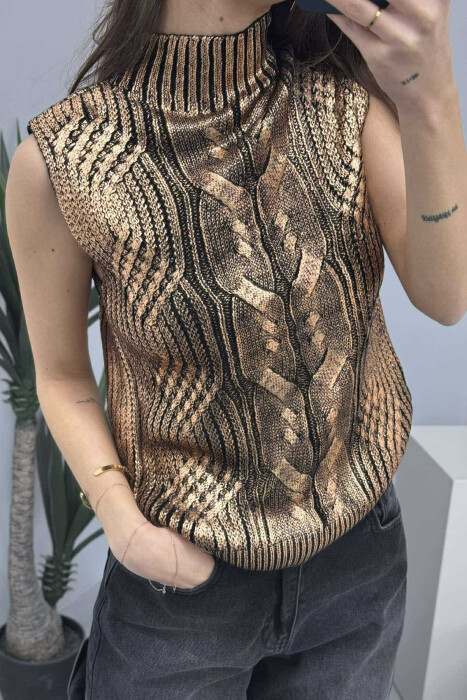 KANATJERE ME SHKËLQIM PËR FEMRA NË NGJYRËN BRONX - 4