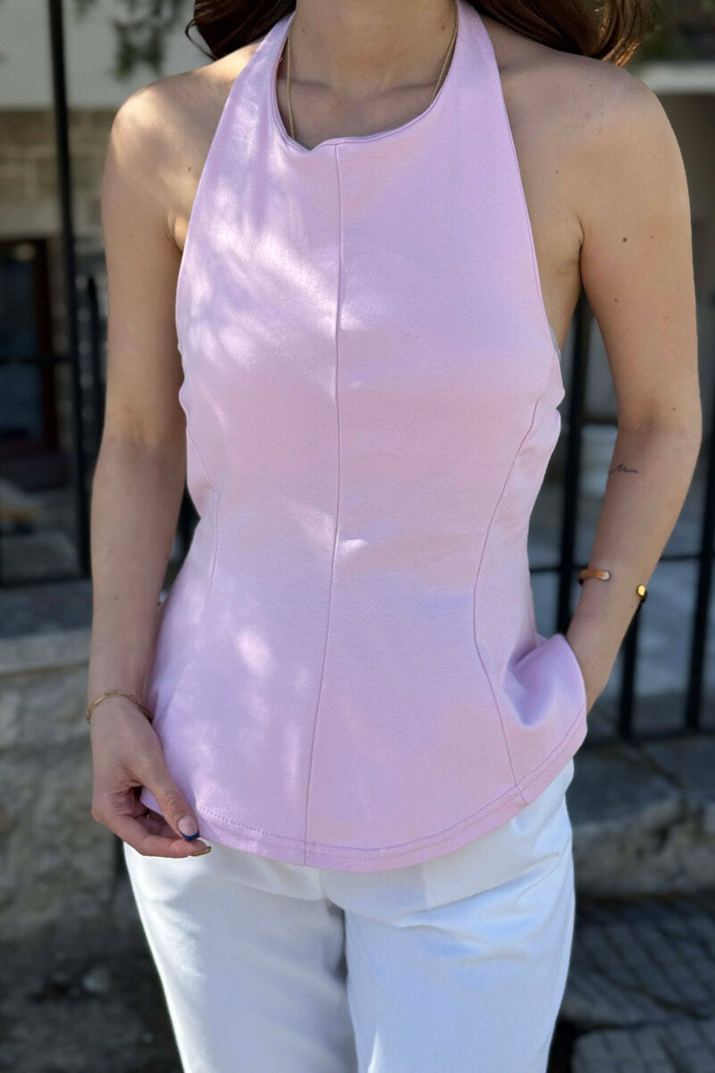 KANATJERE NJE NGJYRESHE ME KURRIZ TE HAPUR PER FEMRA NE NGJYRE ROZE - 2