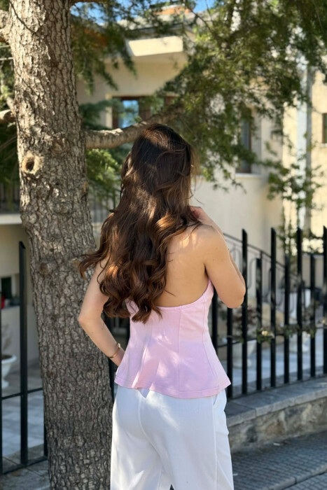 KANATJERE NJE NGJYRESHE ME KURRIZ TE HAPUR PER FEMRA NE NGJYRE ROZE - 4