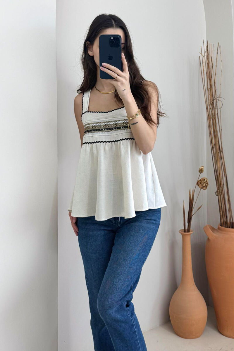 KANATJERE PËR FEMRA NË NGJYRËN KREM - 4