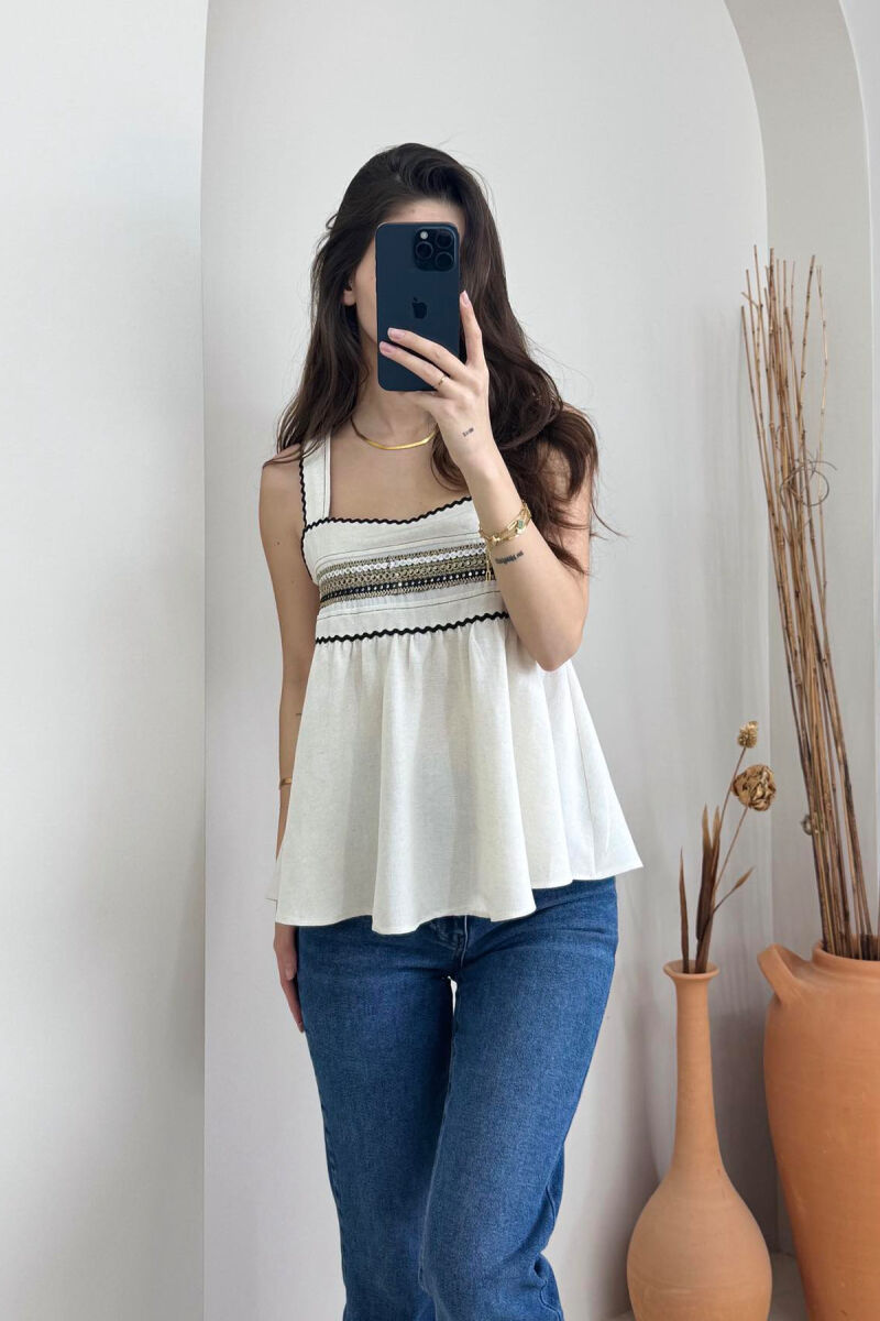 KANATJERE PËR FEMRA NË NGJYRËN KREM - 5