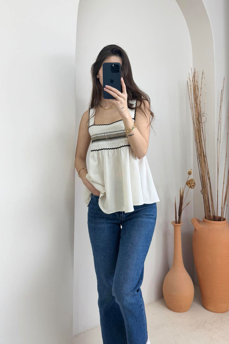 KANATJERE PËR FEMRA NË NGJYRËN KREM - 6