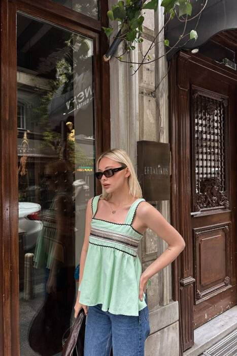 KANATJERE PËR FEMRA NË NGJYRËN MENTE - 2