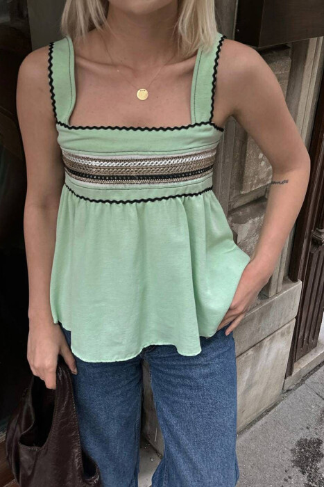 KANATJERE PËR FEMRA NË NGJYRËN MENTE - 3