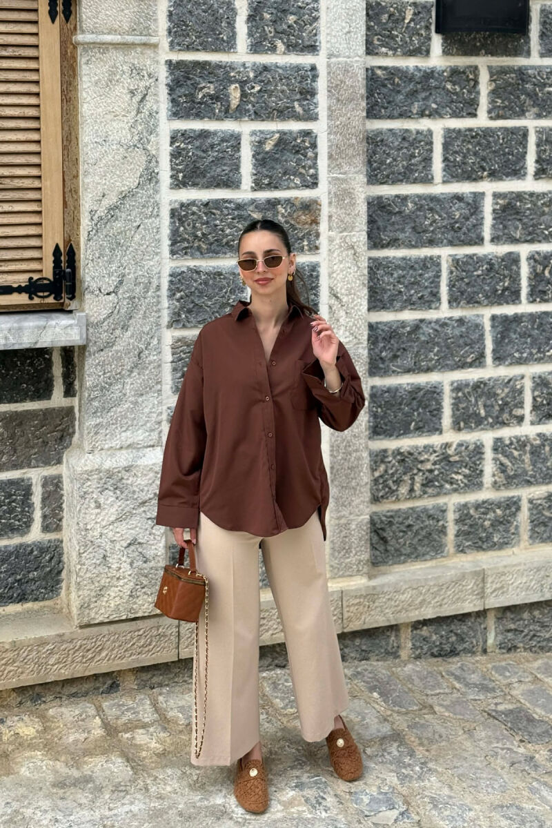 KEMISHE E THJESHTE PER FEMRA NE NGJYRE KAFE - 1