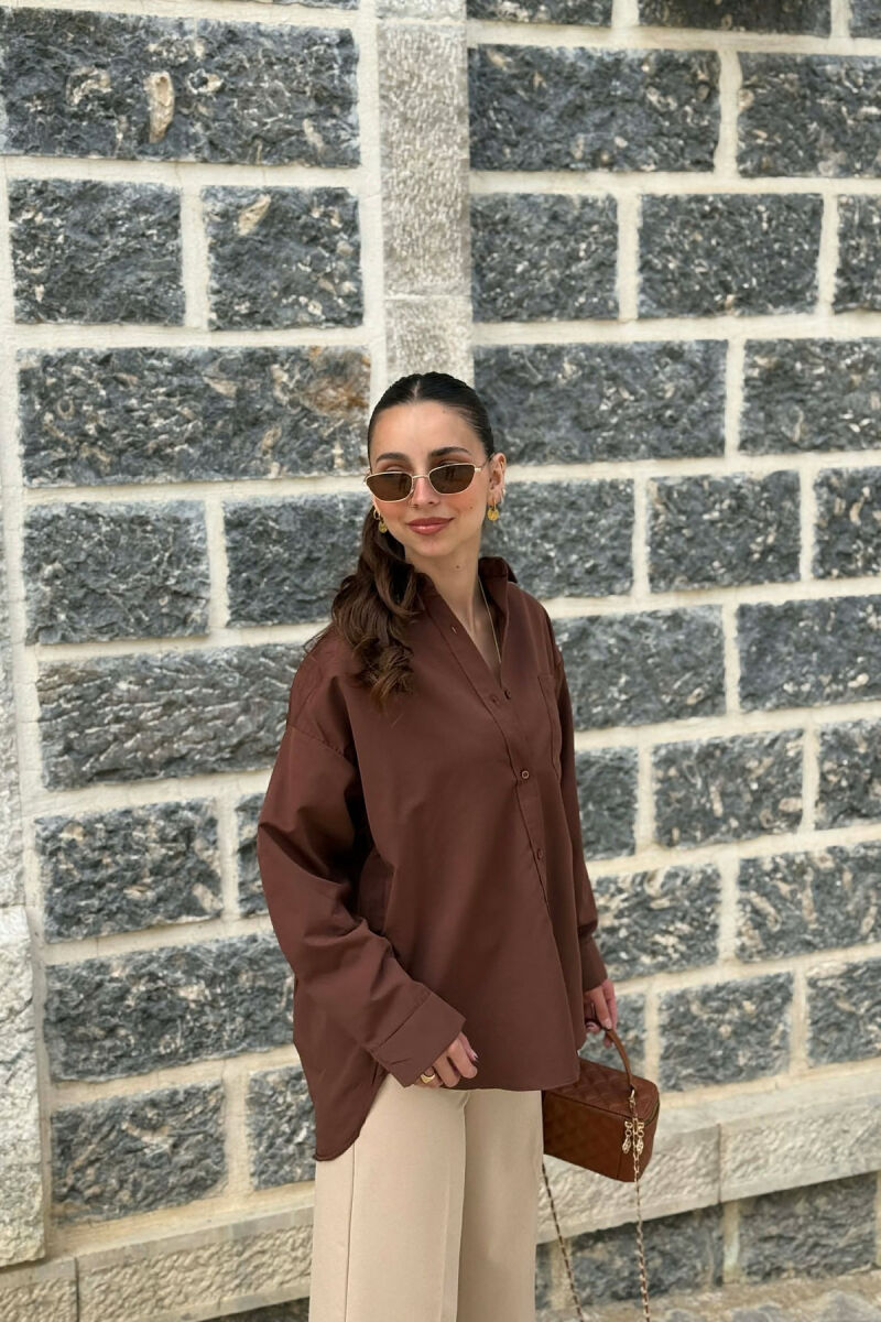 KEMISHE E THJESHTE PER FEMRA NE NGJYRE KAFE - 3