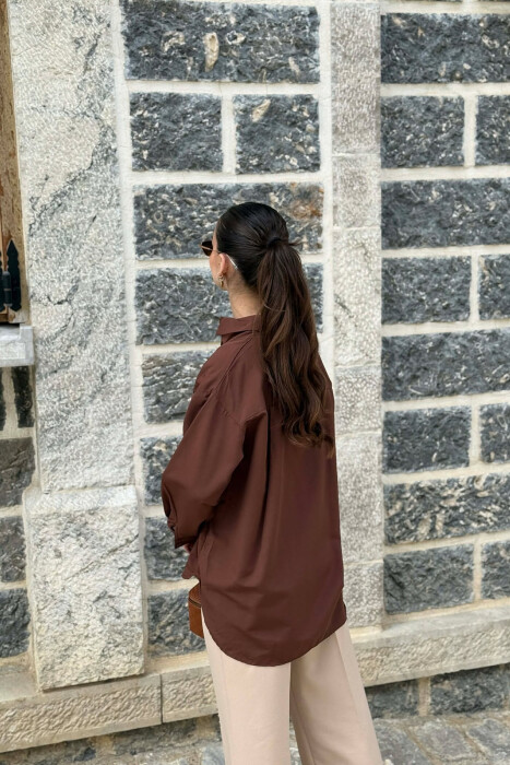 KEMISHE E THJESHTE PER FEMRA NE NGJYRE KAFE - 4