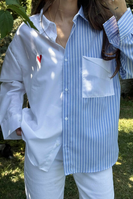 KËMISHË ME DETAJE TË VEÇANTA PËR FEMRA NË DY NGJYRA - 10