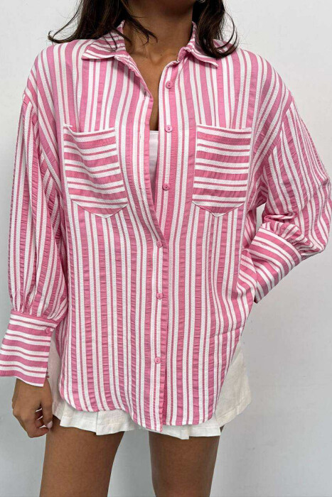 KEMISHE ME DIZAJN NME VIJA PER FEMRA NE NGJYRE ROZE - 4