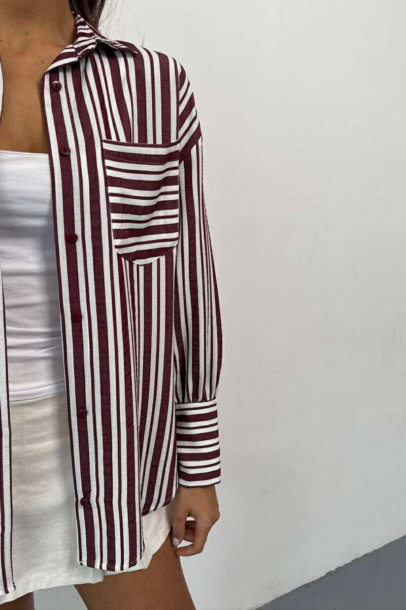 KEMISHE ME DIZAJN NME VIJA PER FEMRA NE NGJYRE VISHNJE - 2