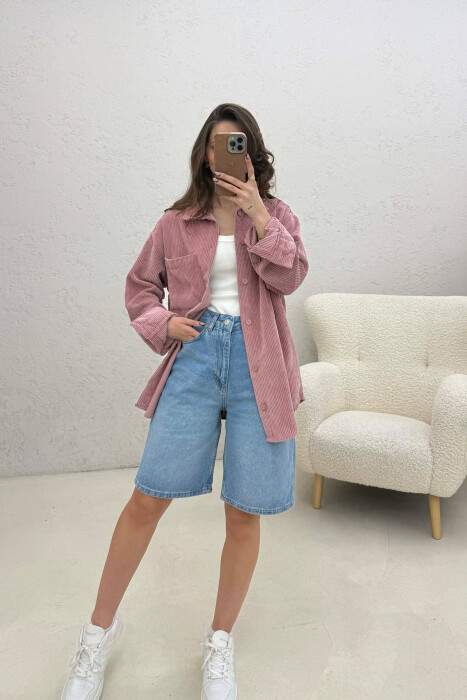 KEMISHE ME NJE XHEP PARA PER FEMRA NE NGJYRE PUDER - 3