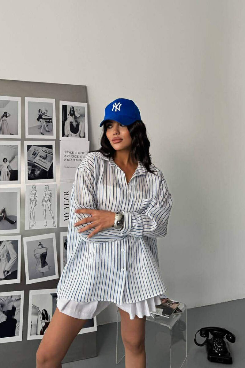 KEMISHE ME VIJA DHE XHEP PARA PER FEMRA NE NGJYRE BLU - 4