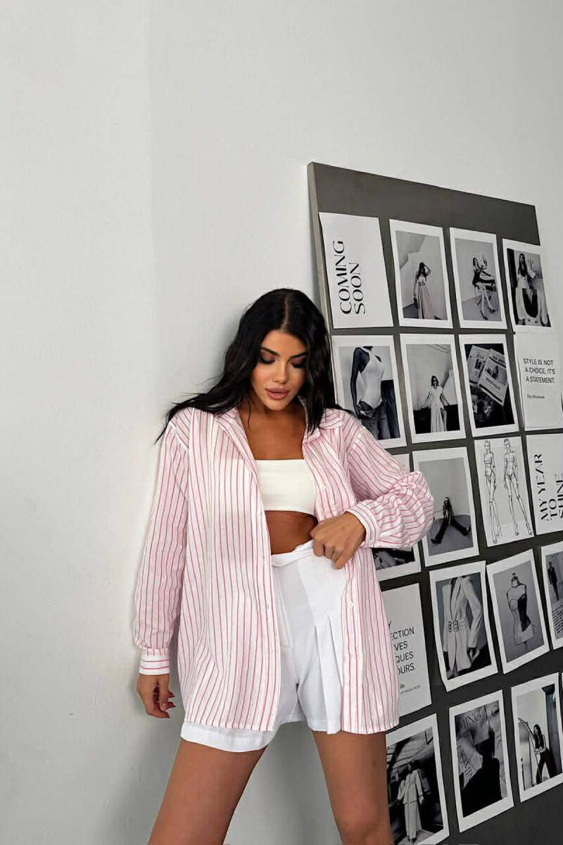 KEMISHE ME VIJA DHE XHEP PARA PER FEMRA NE NGJYRE ROZE - 2