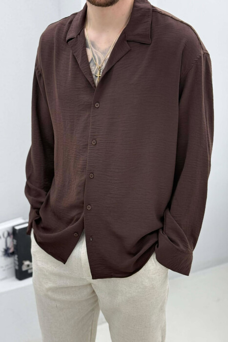 KEMISHE NJE NGJYRESHE E THJESHTE PER MESHKUJ NE NGJYRE KAFE TE ERRET - 3