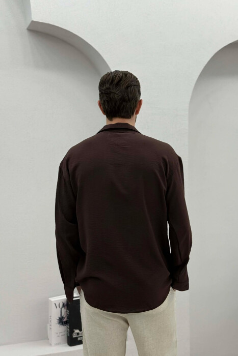 KEMISHE NJE NGJYRESHE E THJESHTE PER MESHKUJ NE NGJYRE KAFE TE ERRET - 4