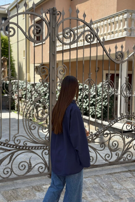 KEMISHE NJE NGJYRESHE PER FEMRA NE NGJYRE BLU - 4