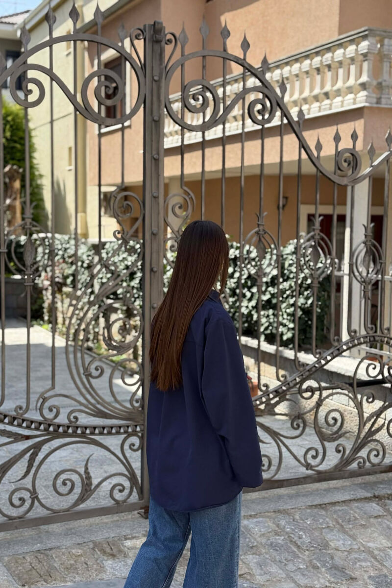 KEMISHE NJE NGJYRESHE PER FEMRA NE NGJYRE BLU - 4