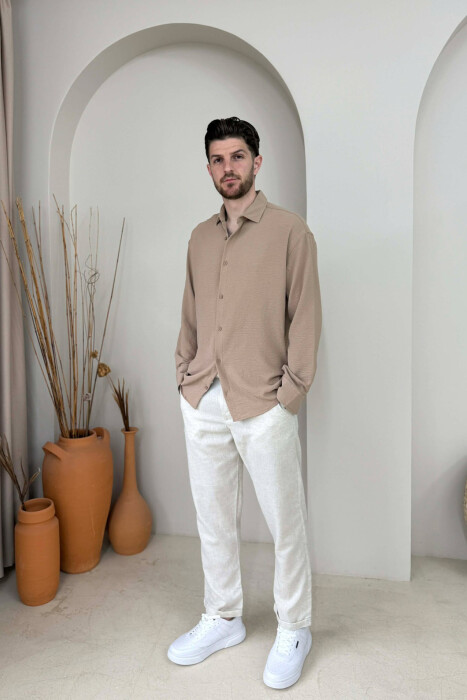 KEMISHE NJE NGJYRESHE PER MESHKUJ NE NGJYRE BEZHE TE ERRET - 2